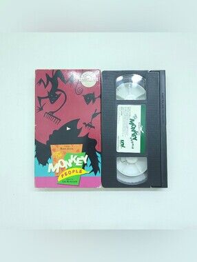 The Monkey People VHS Tape - 1991 Rabbit Ears Raul Julia Amazon Rainforest Kids
